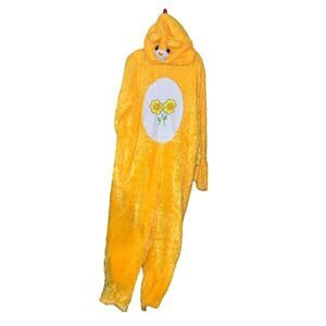 Care Bears Funshine Bear Costume Yellow Padded XL Adult Outfit
